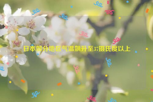日本部分地区气温飙升至37摄氏度以上