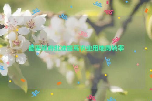 德里政府批准提高农业用地周转率