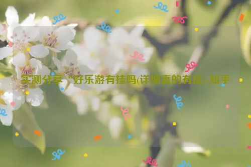 实测分享“好乐游有挂吗(详细真的有挂)-知乎