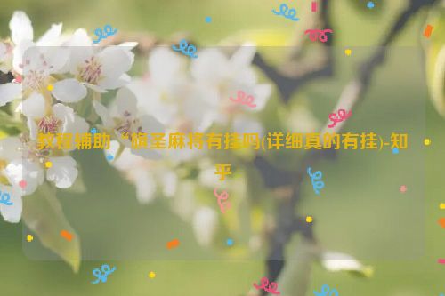 教程辅助“旗圣麻将有挂吗(详细真的有挂)-知乎