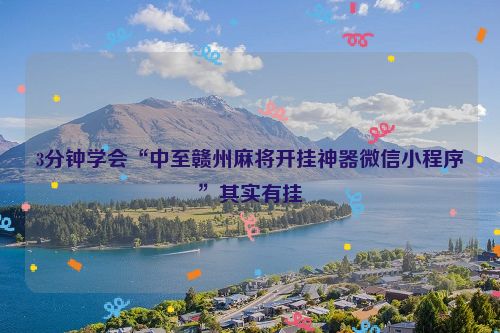 3分钟学会“中至赣州麻将开挂神器微信小程序”其实有挂