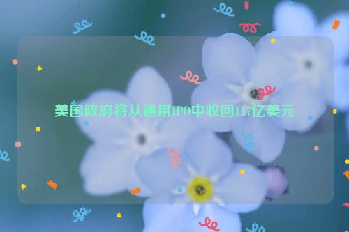 美国政府将从通用IPO中收回117亿美元