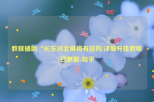 教程辅助“长乐河北麻将有挂吗!详细开挂教程已更新-知乎