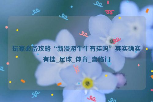 玩家必备攻略“新漫游牛牛有挂吗”其实确实有挂_足球_体育_喜临门
