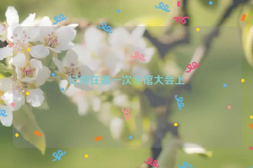 记得在第一次全馆大会上