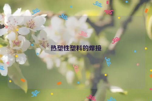 热塑性塑料的焊接
