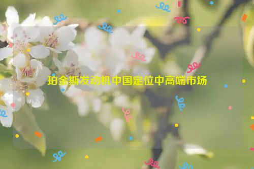 珀金斯发动机中国定位中高端市场