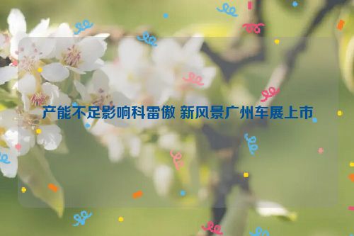产能不足影响科雷傲 新风景广州车展上市